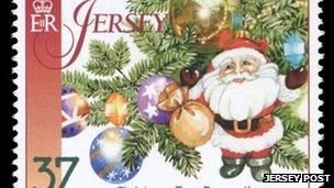 Jersey Post Christmas stamps