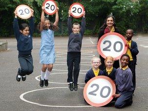 Children with 20mph