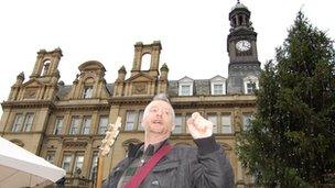 Billy Bragg at Occupy Leeds