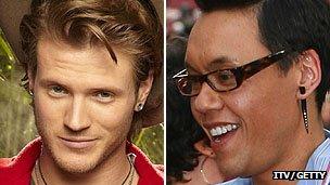Dougie Poynter and Gok Wan