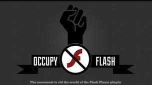 Occupy Flash website