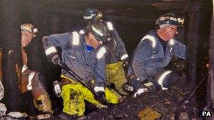 Rescue operation at Gleision mine