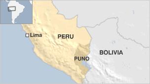 Map of Peru