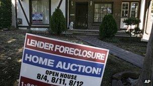 A house auction sign