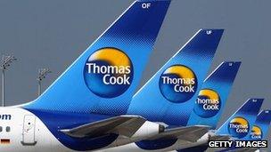 Thomas Cook aeroplanes