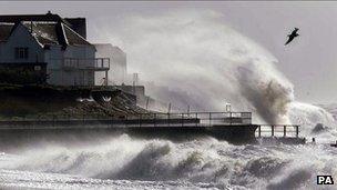 Storm at Selsey Bill