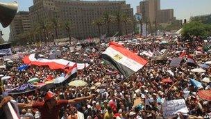 Rally in Tahrir square, 29 July