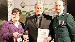 Ian Owen and sister Mandy Edwards
