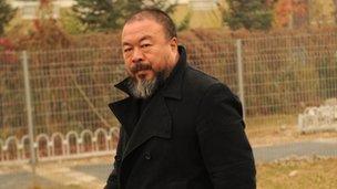 Ai Weiwei, in Beijing on 17 November 2011