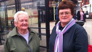 Ethel Snow (left) and daughter Jackie Snow