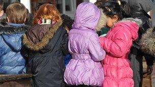 Children in a playground