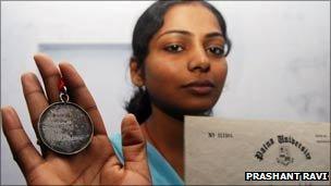 Ankita Kumari and medal