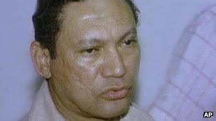 Manuel Antonio Noriega - file photo from 1987