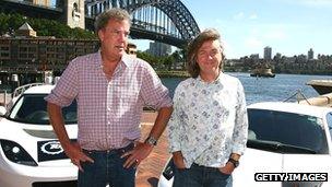 Jeremy Clarkson and James May