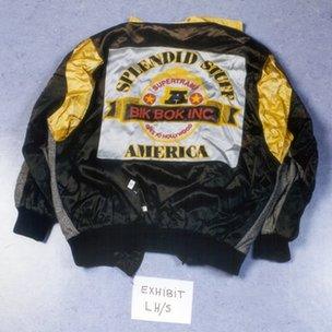 A jacket seized from Gary Dobson's home