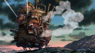 Scene from Howl's Moving Castle