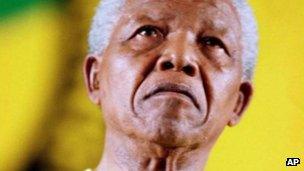 Nelson Mandela photographed in December 1997