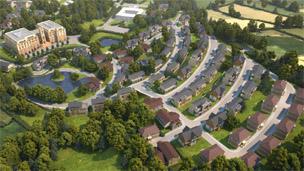 The proposed Llandeilo development