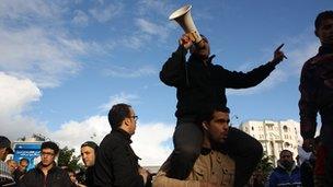 Protest in Casablanca, 20 November 2011