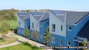 New housing in Guernsey