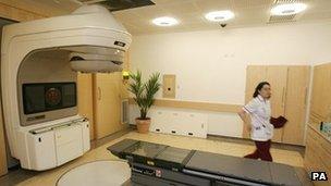 Radiotherapy unit at Royal Marsden Hospital