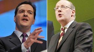 George Osborne and John Swinney