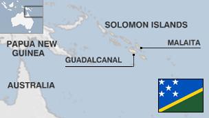 Map of Solomon Islands