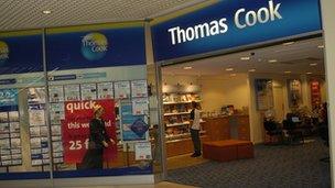 A Thomas Cook branch