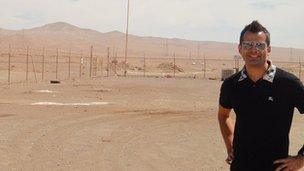 George Cadena in the Atacama desert