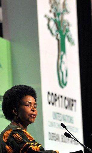 South African minister Maite Nkoana-Mashabane