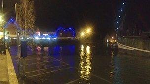 Wells-next-the-Sea flooded, 27 November 2011