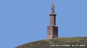 Duke of Sutherland memorial. Pic: Undiscovered Scotland