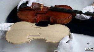 A Stradivarius violin is replicated