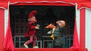 A Punch and Judy show