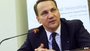 File picture of Radoslaw Sikorski