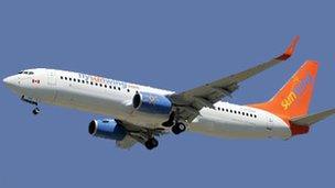 Sunwing aircraft