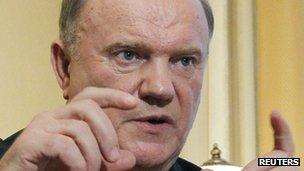 Russian Communist Party leader Gennady Zyuganov (17 Nov 2011)