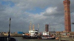 Grimsby docks