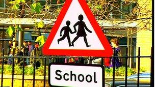 School road sign