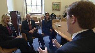 Pauline Wood, Jimmy Wattis, Karen Gallagher and Danny Alexander