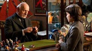 Sir Ben Kingsley and Asa Butterfield in Hugo