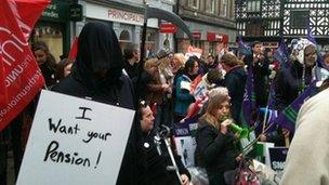 Rally in Shrewsbury square