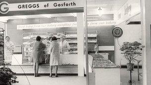 Early Greggs store in Gosforth