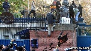 UK embassy stormed in Tehran, 29 Nov 2011