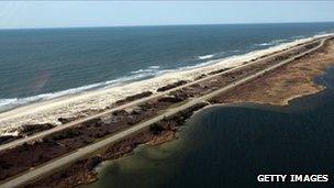 The area near Gilgo Beach on Long Island