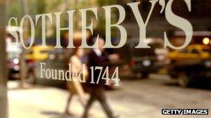 Sotheby's sign