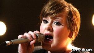 Adele singing