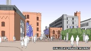 Image of Broadford Works plans