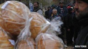 A soup kitchen in Budapest, 22 November