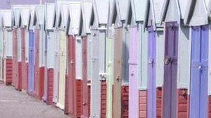 Generic beach huts